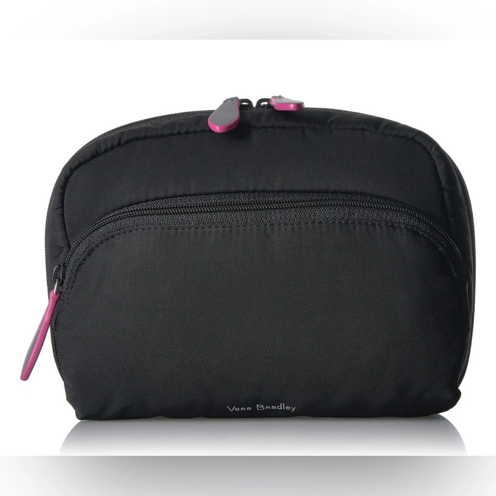 Vera Bradley Women's Midtown‎ Cosmetic, Performance Twill Bag Black